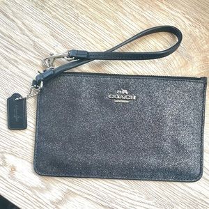 Authentic Sparkly Coach Wristlet